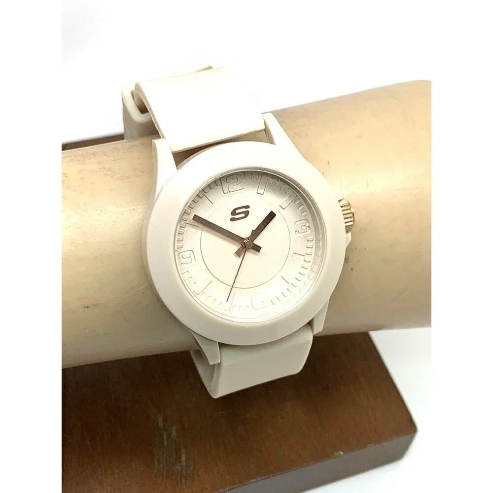 Skechers Women's Watch SR6172W Quartz Beige Rubber Band 40mm